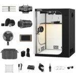 60"x30"x80" 1680D Mylar Grow Tent Kit with Smart Controller & Full Grow Equipment Set - Imagen 2