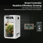 24”x24”x48” 1680D Mylar Grow Tent Kit with Smart Controller & Full Grow Equipment Set - Imagen 3
