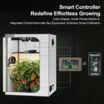 60"x30"x80" 1680D Mylar Grow Tent Kit with Smart Controller & Full Grow Equipment Set - Imagen 3
