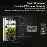 48"x48"x80" 1680D Mylar Grow Tent Kit with Smart Controller & Full Grow Equipment Set - Imagen 3