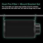 6*12Inch Hydroponic Air Carbon Filter Australian Charcoal Odor Scrubber Reversible Flange Included - Imagen 5