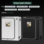 60''*30''*80'' (5×3) 1680D Indoor Grow Tent: Hydroponic, Climate Control, Optimal Growth - Imagen 7