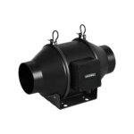 Ventilador de conducto en línea de 4 pulgadas, con motor EC silencioso de 212 CFM, para tiendas de cultivo, hidroponía y jardinería de interior