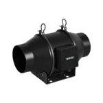 Ventilador de conducto en línea de 6 pulgadas, ventilador de extracción con motor EC silencioso de 402 CFM para tiendas de cultivo, hidroponía y jardinería de interior