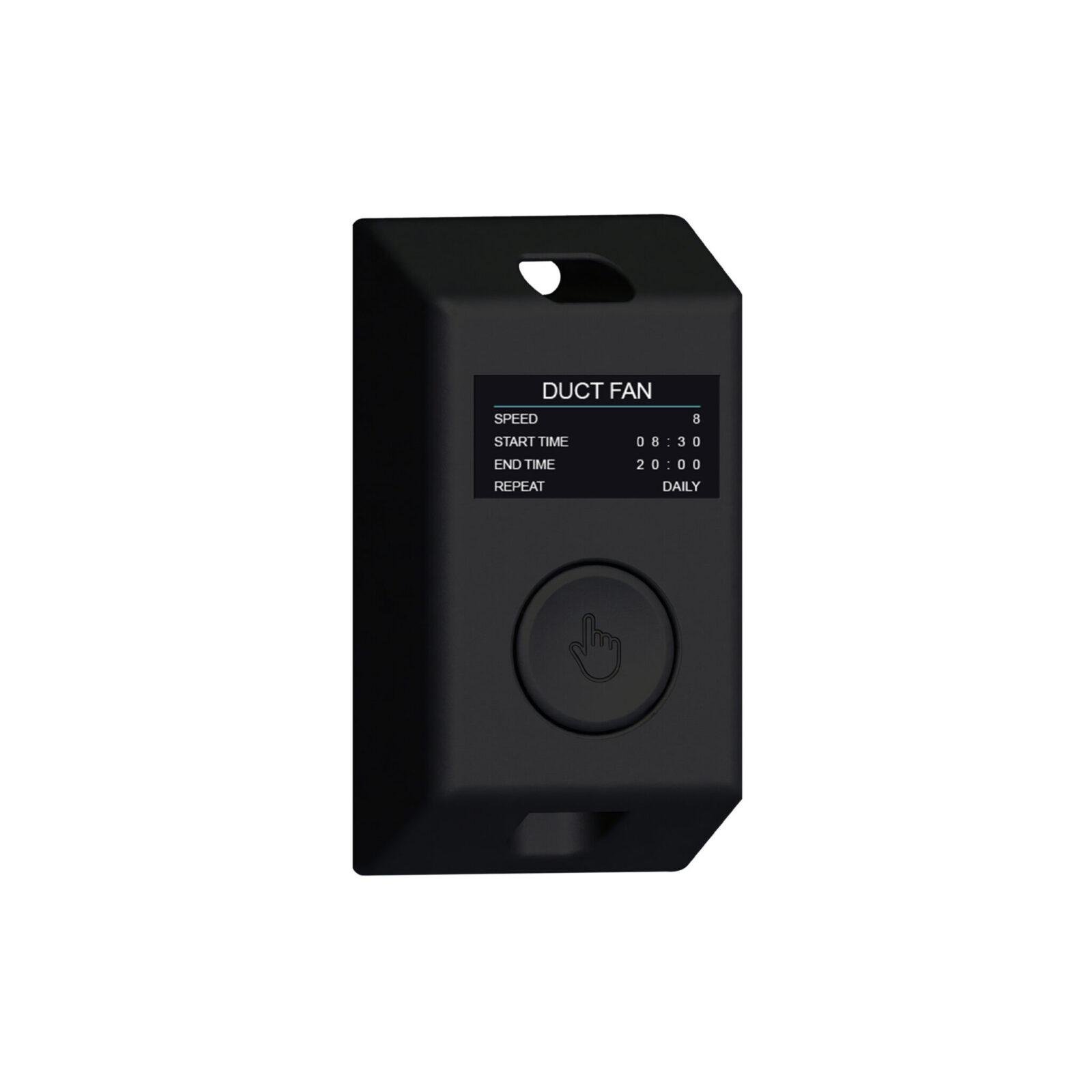 Controlador de equipos «Plug & Play» para instalación in situ con botones físicos y una pequeña pantalla de estado; no requiere WiFi ni aplicación
