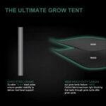 36''*36''*72'' (3×3) 1680D Indoor Grow Tent: Hydroponic, Climate Control, Optimal Growth - Imagen 4