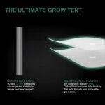 60''*30''*80'' (5×3) 1680D Indoor Grow Tent: Hydroponic, Climate Control, Optimal Growth - Imagen 4