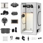 36"x36"x72" 1680D Mylar Grow Tent Kit with Smart Controller & Full Grow Equipment Set - Image 2