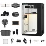 48"x24"x60" 1680D Mylar Grow Tent Kit with Smart Controller & Full Grow Equipment Set - Image 2
