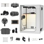 60"x30"x80" 1680D Mylar Grow Tent Kit with Smart Controller & Full Grow Equipment Set