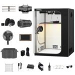 60"x30"x80" 1680D Mylar Grow Tent Kit with Smart Controller & Full Grow Equipment Set - Image 2