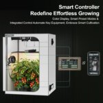 60"x30"x80" 1680D Mylar Grow Tent Kit with Smart Controller & Full Grow Equipment Set - Image 3