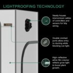 60''*30''*80'' (5×3) 1680D Indoor Grow Tent: Hydroponic, Climate Control, Optimal Growth - Image 5
