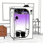 60"x30"x80" 1680D Mylar Grow Tent Kit with Smart Controller & Full Grow Equipment Set - Image 10