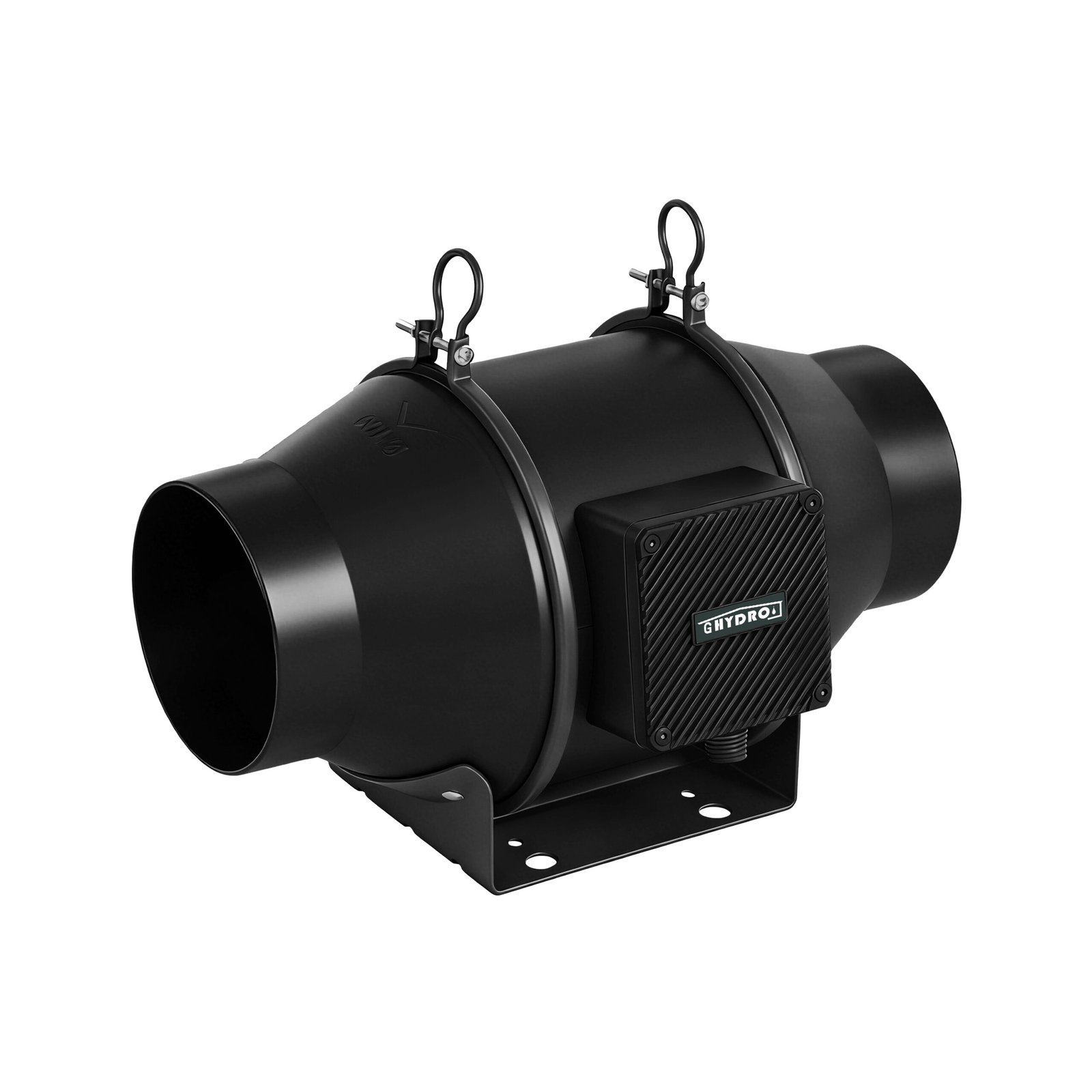 6 Inch Inline Duct Fan, 402 CFM Quiet EC Motor Ventilation Exhaust Fan for Grow Tent, Hydroponics and Indoor Gardening